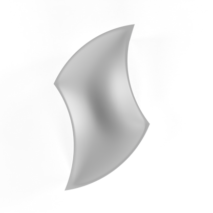 3D render showing the Sun Tessellate shape from above, highlighting its design.