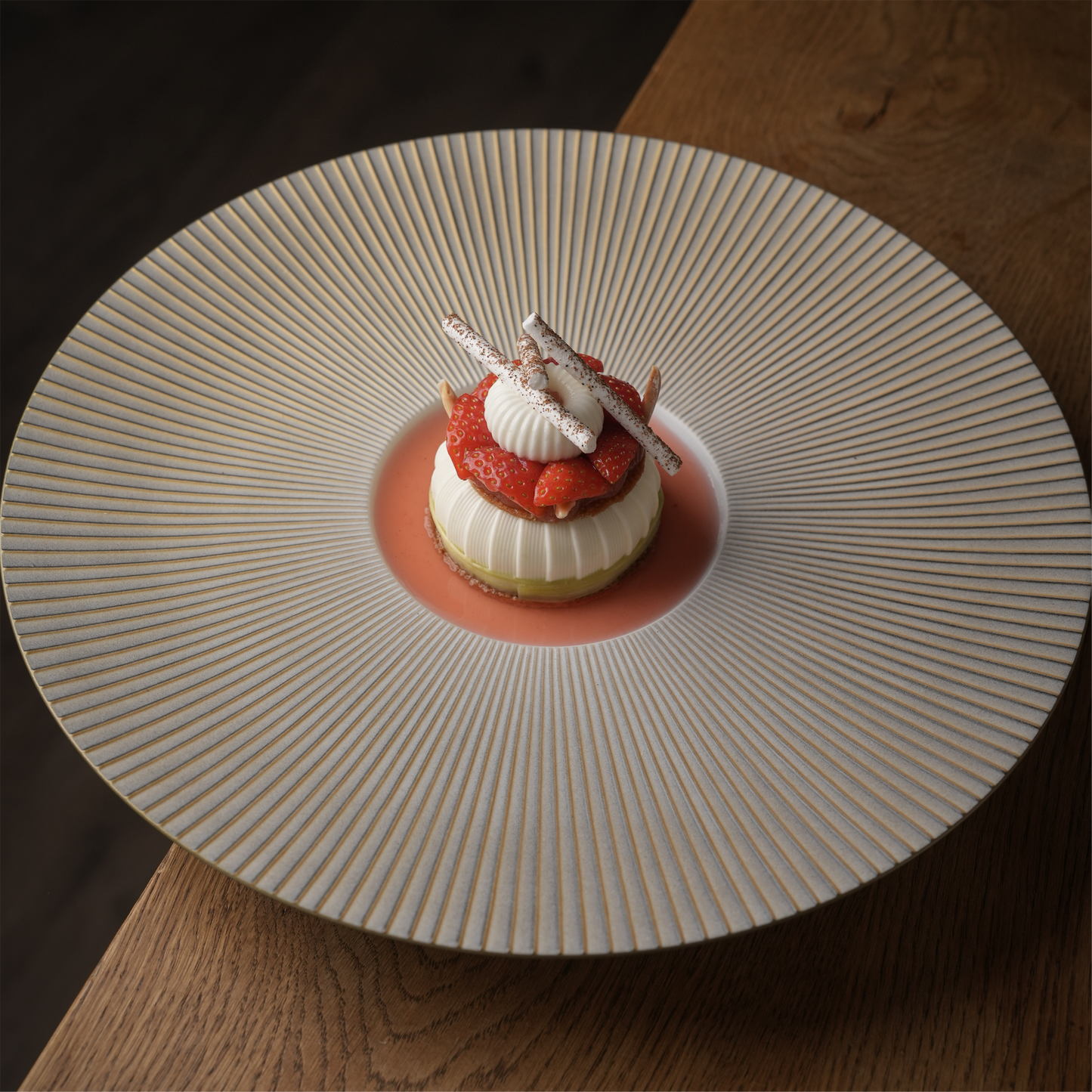 Rhubarb Sphere