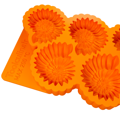 Side view of Ammonite 3D silicone mold for professional pastry and dessert making – durable food-grade silicone mold for mousse, chocolate, and patisserie creations by ToolCulinair.