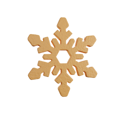 Digital image of the Crystal Flake tuile cookie, featuring the delicate and detailed design.