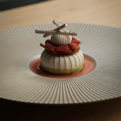 Rhubarb Sphere