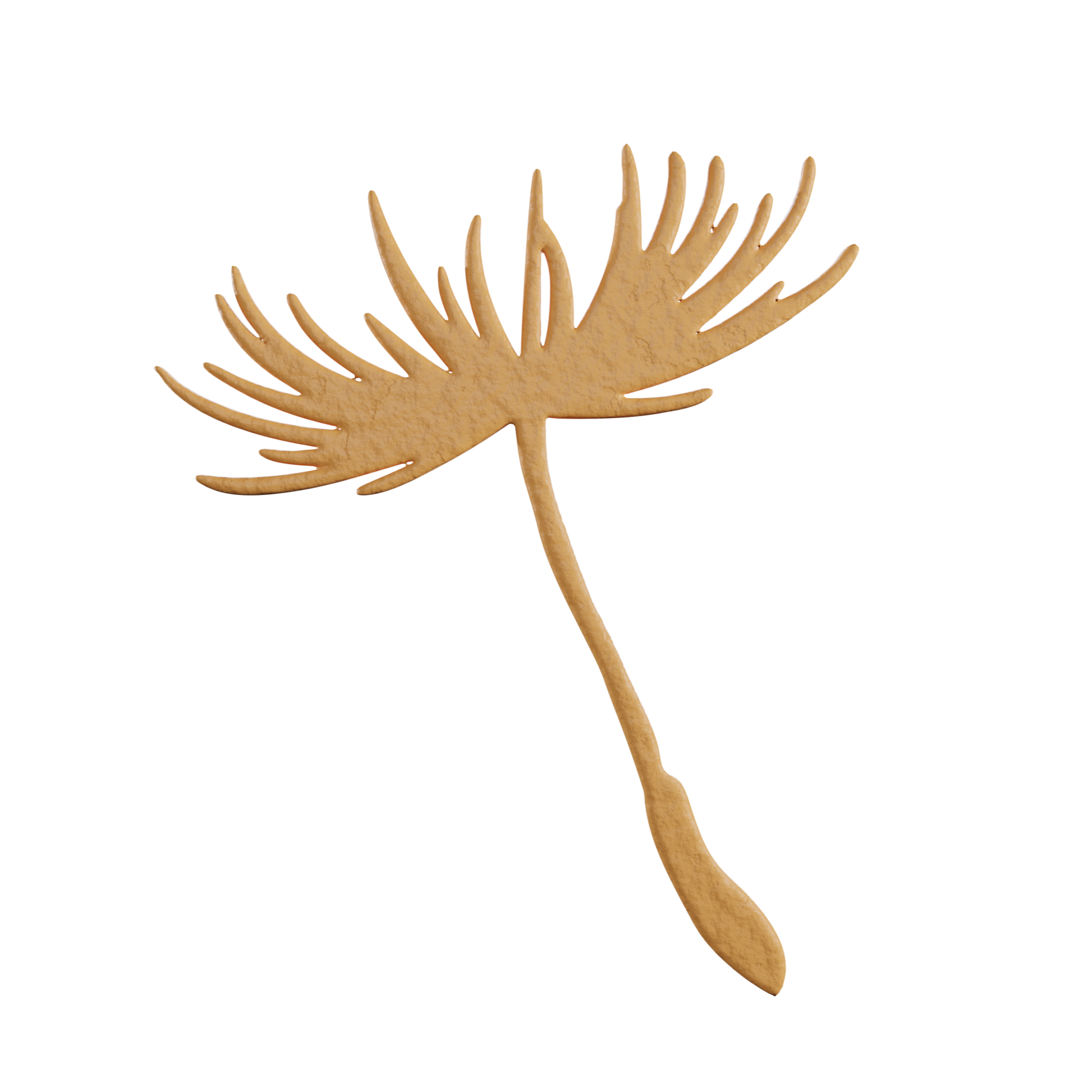 Digital image of a Fairy Seed tuile cookie, featuring a charming design with fine, detailed features.