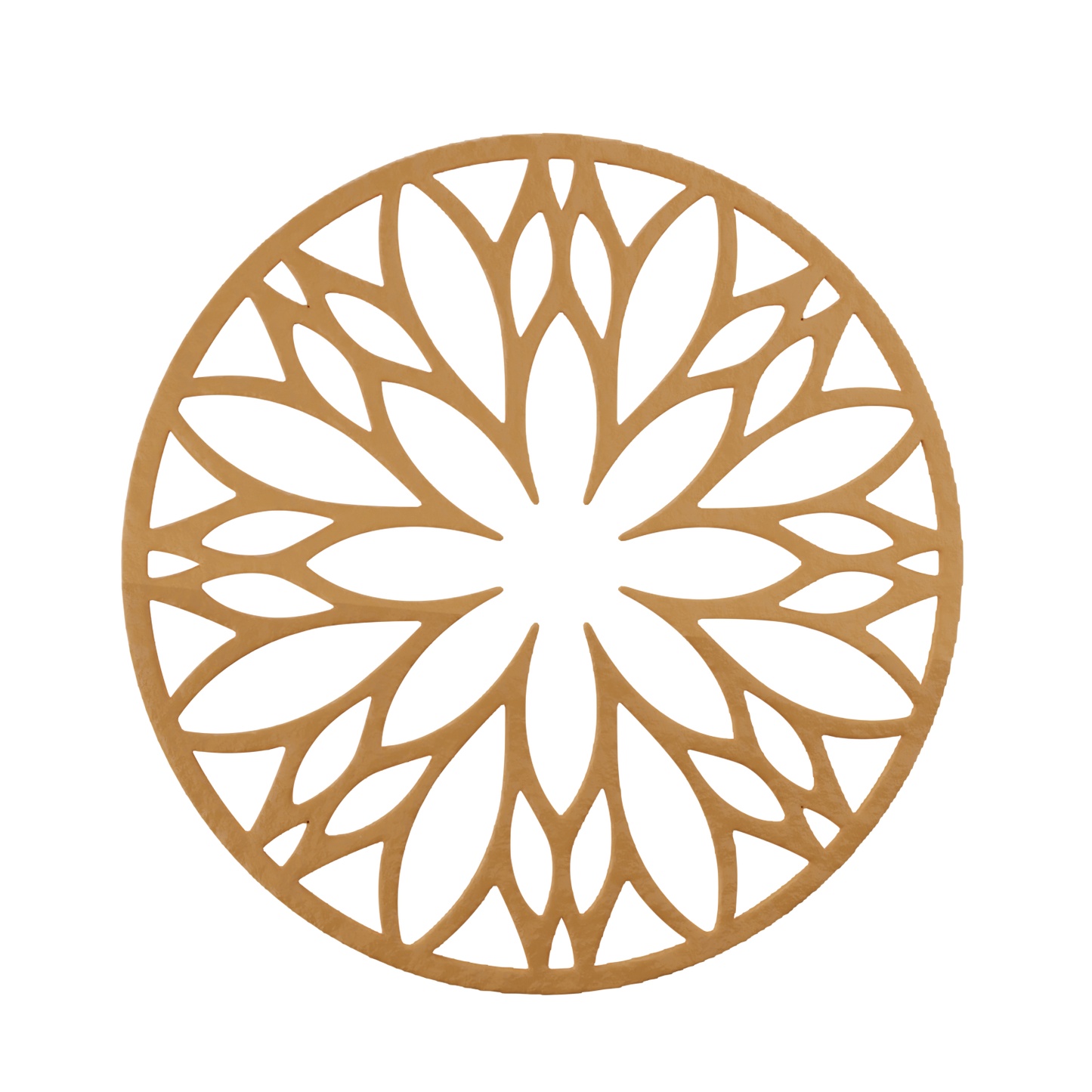 3D render of a delicate tuile cookie crafted from the Florentis silicone mold – showcasing fine texture and elegant shape, ideal for gourmet dessert presentation.