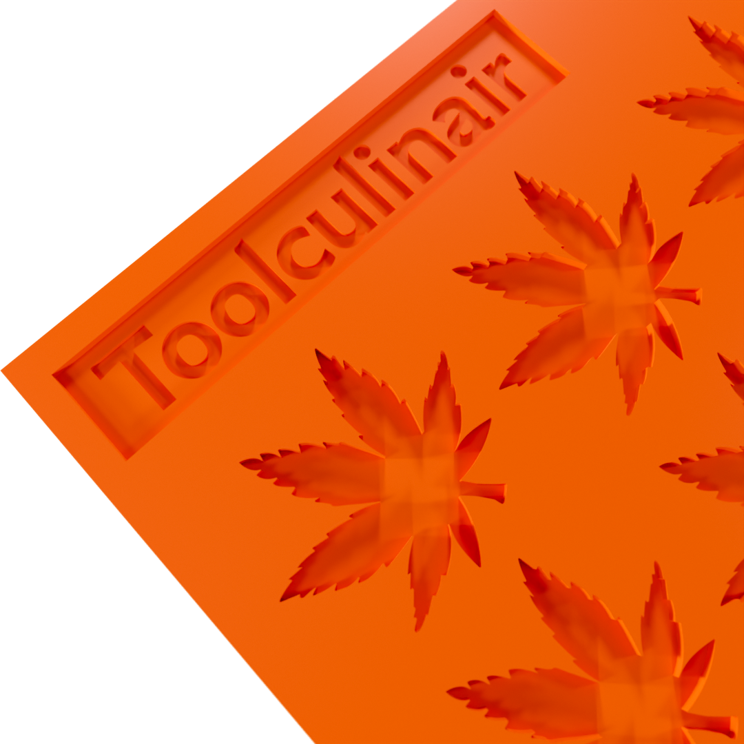 Close-up of a Japanese maple leaf silicone mold, ideal for baking detailed cookies and decorations