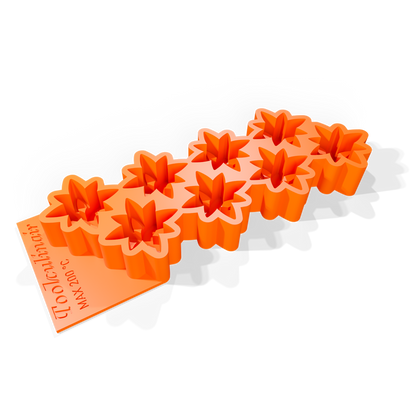 Close-up of the Petal Crase 3D silicone mold, highlighting the precise detailing that brings the petal shapes to life in a realistic and elegant manner