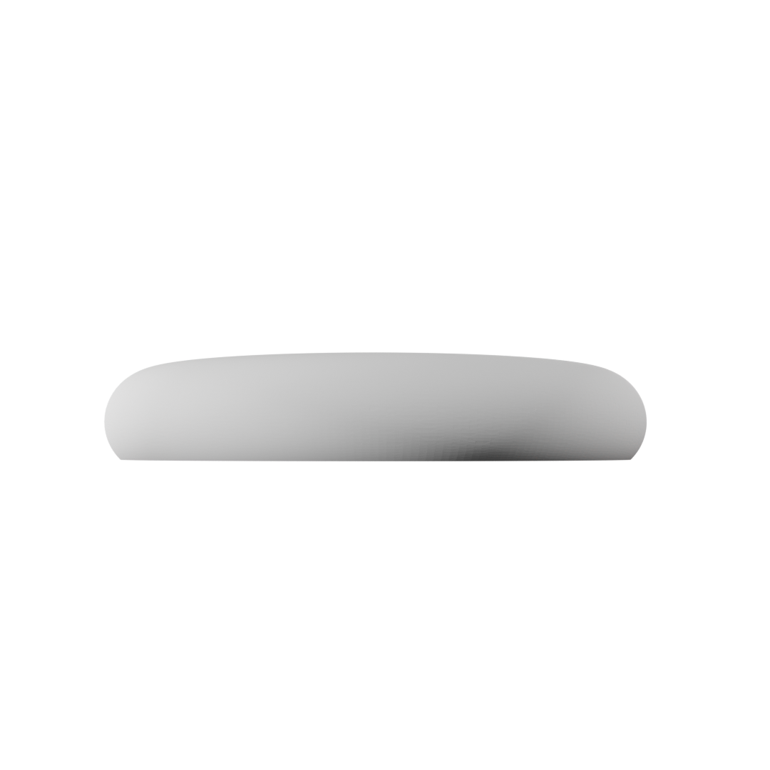 Side view of the Single Torus 6 cm food-safe silicone 3D mold durable and flexible mold designed for creating elegant ring-shaped pastry and dessert decorations.