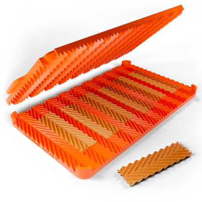 Chevron press mold