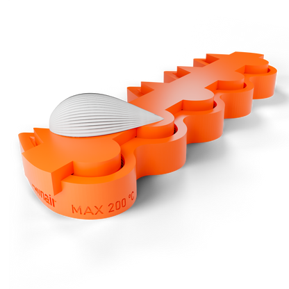 Grooved quenelle Gelée Dome
