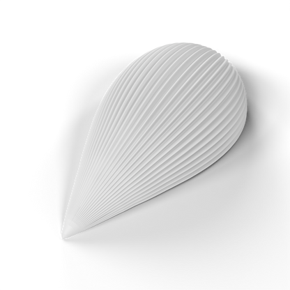 Grooved quenelle Gelée Dome